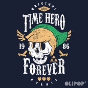 Time Hero Forever. Ilustração tradicional, e Design gráfico projeto de Oliver Ibáñez Romero - 13.03.2016