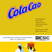 Maquetación presentación ColaCao - ESIC. Design gráfico projeto de Elena Ojeda Esteve - 27.04.2014