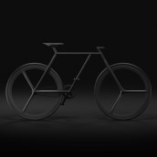 BAIK - diseño minimalista de bicicleta. Design, 3D, Animation, Br, ing, Identit, Graphic Design, Industrial Design, Product Design, T, and pograph project by Ion Lucin - 03.20.2016