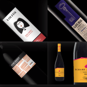 Diseños para Marcas de Vino. Un proyecto de Br e ing e Identidad de Dori López - 31.03.2016