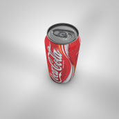 Coca Cola. Design, and 3D project by Javi LLinares Barral - 04.10.2016