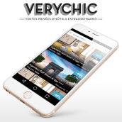 VeryChic APP Mockups. Design, Advertising, UX / UI, Marketing, and Web Design project by Paulo Marques - 11.30.2015