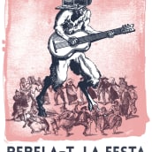 Mi cartel para el proyecto de cartelismo ilustrado!. Un proyecto de Diseño, Ilustración tradicional, Eventos y Diseño gráfico de Frederic Navarro - 19.04.2016