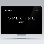 Proyecto diseño web película SPECTRE 007. Design, Graphic Design, and Web Design project by José María Pérez-Zurita Gutiérrez - 05.03.2016