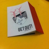 Ilustración de la edición de Get Out! de Assis Benevenuto. Ilustração tradicional projeto de Fofinski Dorado - 02.02.2013