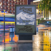 Cartel de concierto de Jefferson Airplane. Un projet de Publicité de Little Wall - 11.05.2016