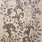La vida en la Edad Media. Traditional illustration project by Nerea Guinea Eguiguren - 05.29.2015