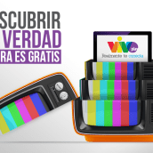 Descubre la verdad con VivoPlay. Publicidade projeto de Adriana Hernández Lillo - 21.06.2016