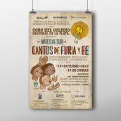 Cartel "Concierto Mates al Sur". Design, Traditional illustration, and Graphic Design project by Mauricio Montes Castro - 10.18.2012