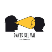 Diseño de logotipo para el fotógrafo David del Val. Ilustração tradicional, Br, ing e Identidade, e Design gráfico projeto de Raquel Feria Legrand - 30.09.2015
