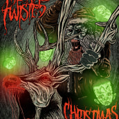 Merry Twisted Christmas. Ilustração tradicional projeto de Art Of HǢl - 19.12.2015