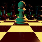 Chessheart. 3D, e Animação projeto de Mauro Martínez López - 22.07.2016
