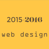 Web design 2015-16. Design, UX / UI, Graphic Design, Information Architecture, Web Design, and Web Development project by Marc Camps Oller - 07.24.2016
