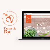 "Dones de Foc". Website . Graphic Design, and Web Design project by Lora Ninova - 08.12.2016