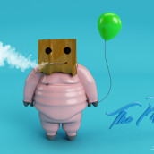 The Pig. Een project van Motion Graphics, 3D, Animatie, Ontwerp van personages y Multimedia van Ferran Bosch - 22.08.2016