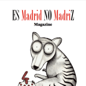 Ilustración para la portada de la revista "Es Madrid No Madriz".. Ilustração tradicional, Design editorial, e Artes plásticas projeto de Jaime de la Torre - 30.04.2016