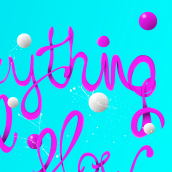 Everything will flow lettering. Un proyecto de Diseño gráfico y Tipografía de sergi nadal - 22.09.2016