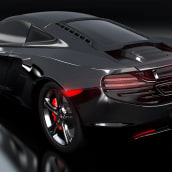 3D Car McLaren MP4 . 3D, Automotive Design, and Product Design project by Yanire Delgado - 09.05.2016
