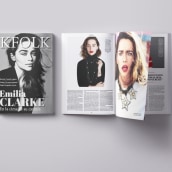 KFOLK Magazine - Proyecto maquetar revista Ein Projekt aus dem Bereich Verlagsdesign von Laura Fernández - 06.10.2016