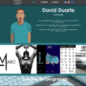 Este es mi Portafolio Web. Web Design project by David Duarte - 10.15.2016