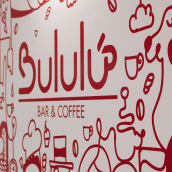 Bululú Bar and Coffee. Direção de arte, Br, ing e Identidade, e Design gráfico projeto de Jazmín Da Silva - 23.10.2016