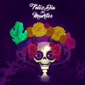 CATRINA. Traditional illustration project by Alexis Mota - 10.31.2016