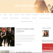 Optimistablog. Writing project by Olivia Gracia Rodríguez - 11.15.2016