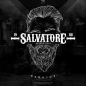 Salvatore, barberShop brand. Un proyecto de Br, ing e Identidad, Diseño gráfico y Arte urbano de SordoGalvan Branding Ilustracion - 22.11.2016