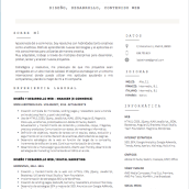 Curriculum Vitae - Isabel Mate. UX / UI, Marketing, Web Design, Web Development, and Video project by Isabel - 12.06.2016