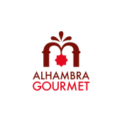 Proyecto Alhambra Gourmet. Imagen corporativa y cartelismo.. 3D, Graphic Design, and Naming project by Jorge Merino Rodriguez - 05.19.2016