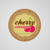 Cherry Vintage Accesorios. Design gráfico projeto de Karen Mera - 19.07.2012