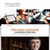 Coev Avanza: branding y web design. Un proyecto de Br, ing e Identidad, Diseño gráfico y Diseño Web de Gonzalo Cervelló Rementería - 14.12.2016