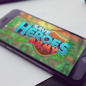 Save Heroes Army - VideoGame. UX / UI, Design de jogos, Design gráfico, e Naming projeto de Irene Mayorga - 23.11.2016