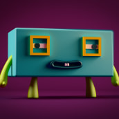 Mascota para el segundo proyecto de "Introducción exprés al 3D: de cero a render con Cinema 4D" :D. 3D project by Mario Galan Manzano - 01.03.2017