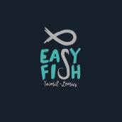 Logotipo e imagen de marca EasyFish. Un proyecto de Dirección de arte, Br, ing e Identidad, Diseño gráfico y Diseño Web de Araceli Sánchez - 31.10.2016