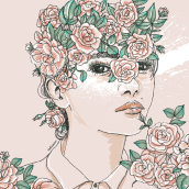 Rose. Een project van Traditionele illustratie van Marianella Snowball Jiménez - 15.02.2016