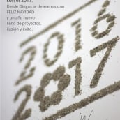 Felicitación de Navidad para Dingus. Design projeto de Teresa Hita - 19.12.2016