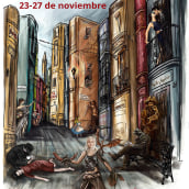 Cartel Feria del Libro. Un progetto di Illustrazione tradizionale di Rocio Romero Arozarena - 01.11.2016