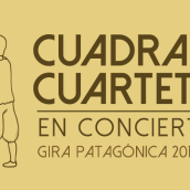 Cuadrante Cuarteto - Gira Patagónica 2016. Ilustração tradicional, e Design gráfico projeto de María Laura Conte Grand - 31.03.2016