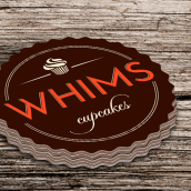 Whims Cupcakes. Design gráfico projeto de Javi Unciti-Luna - 31.03.2016