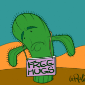 Animación "Abrazos gratis (Free hugs)". Traditional illustration, and Animation project by RULO Raul Perez Sanchez - 01.27.2017