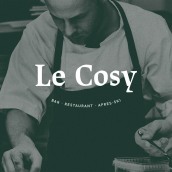 Le Cosy Bar. Direção de arte, Br, ing e Identidade, e Design gráfico projeto de Jesús Román Ortega - 06.02.2017