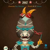 Inauteriak 2017. Un projet de Design , Illustration traditionnelle, Conception de personnages , et Design graphique de Rafa Velásquez - 13.02.2017