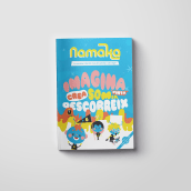 Revista Infantil Namaka: portada e infografía. Un proyecto de Ilustración y Diseño editorial de Tone S. Capel - 13.02.2017
