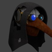 Raven mask. 3D project by Arkalion Shobic - 02.13.2017