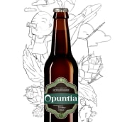 Opuntia cerveza pampeana!. Traditional illustration project by tufoni_alexis - 03.28.2017
