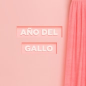 Año del Gallo. Un progetto di Illustrazione tradizionale, 3D e Direzione artistica di Yolanda Hache - 02.04.2017