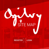 Ogilvy Sitemap. A UX / UI, 3D, Art Direction, and Web Design project by Rubén Martín Fernández - 08.12.2016