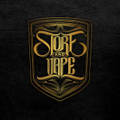 Logo lettering "Store and vape". Design, Traditional illustration, Advertising, Br, ing, Identit, Graphic Design, Marketing, Product Design, T, pograph, Calligraph, and Lettering project by Homar Aparicio - 04.04.2017