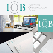 Identidad Coporativa IOB Instituto Oftalmológico Bilbao. Un proyecto de Dirección de arte, Br, ing e Identidad y Diseño gráfico de lazamarbide design studio - 18.04.2017